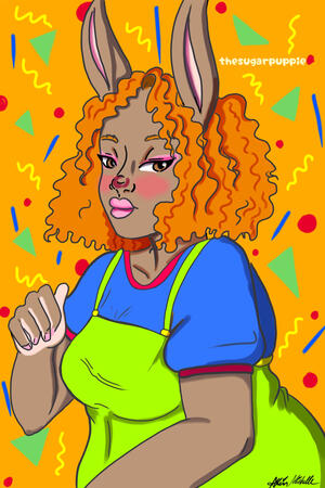 Discovery Bun original piece inspired by childhood play places in the 90s